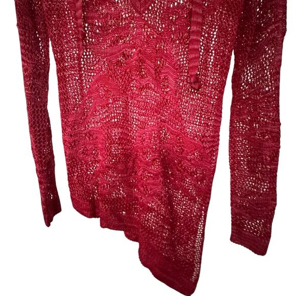 INC International Concepts Women's Small Diamond Lace Up Tie Long sleeve - Picture 8 of 14